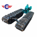 Chenilles en caoutchouc systèmes de voie de trains de roulement pour mini-excavatrice chargeur camion plates-formes de forage minières camion agricole terre humide